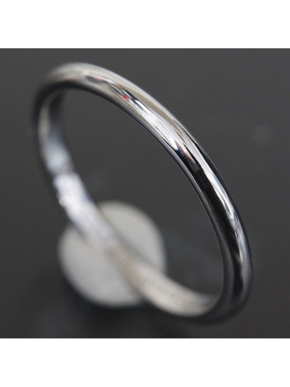 Tiffany & Co Knife Edge Ring Iridium Platinum